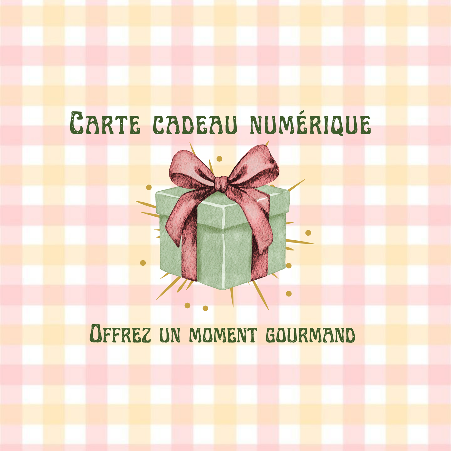 Carte cadeau gourmande