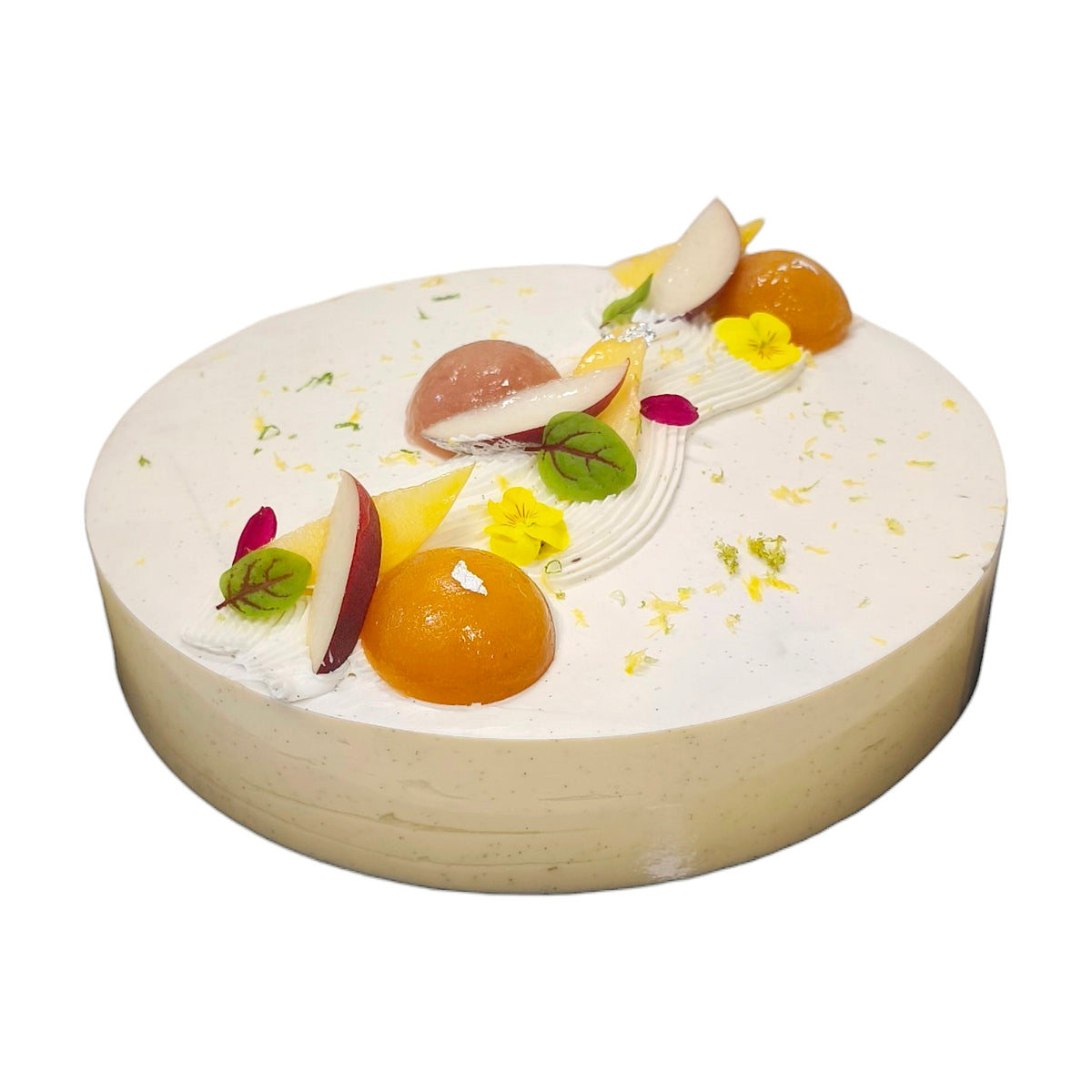 Entremets pêche abricot SANS GLUTEN