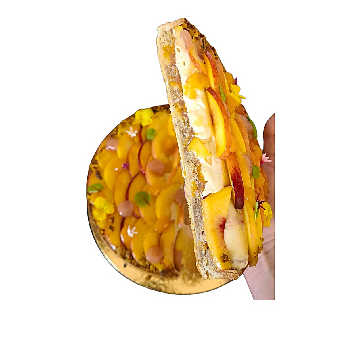 Tarte pêche abricot