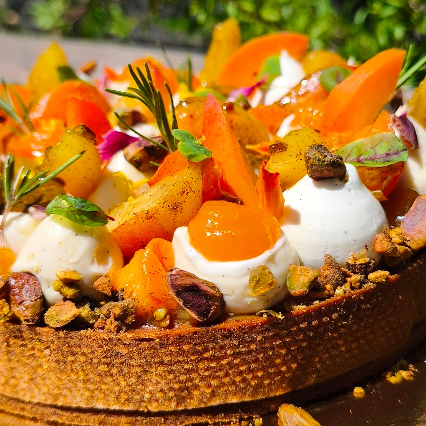 Tarte Pistache et Abricot