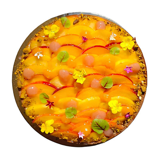 Tarte pêche abricot